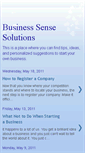 Mobile Screenshot of businesssensesolutions.blogspot.com