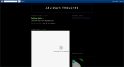 Desktop Screenshot of melissamoe.blogspot.com