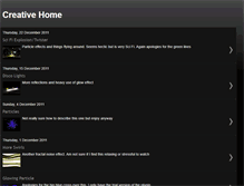 Tablet Screenshot of mycreativehome.blogspot.com