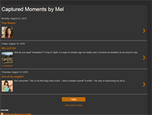 Tablet Screenshot of capturedmomentsbymel.blogspot.com
