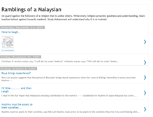 Tablet Screenshot of malaysian-blog.blogspot.com