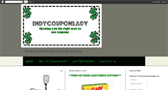 Desktop Screenshot of indycouponlady.blogspot.com