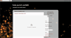 Desktop Screenshot of holepunchconfetti.blogspot.com