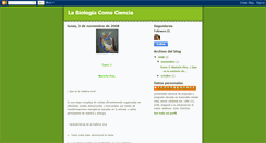 Desktop Screenshot of labiologiacomociencia.blogspot.com