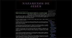 Desktop Screenshot of nazarenosdejesus.blogspot.com