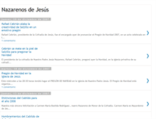 Tablet Screenshot of nazarenosdejesus.blogspot.com