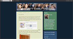 Desktop Screenshot of corbettfamilyvalues.blogspot.com
