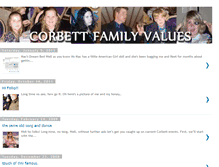 Tablet Screenshot of corbettfamilyvalues.blogspot.com