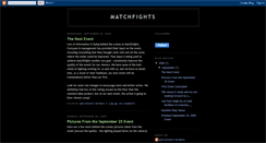 Desktop Screenshot of matchfights.blogspot.com