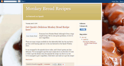 Desktop Screenshot of monkeybreadrecipes.blogspot.com