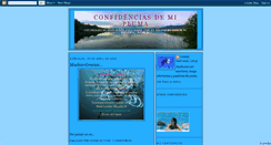 Desktop Screenshot of confidenciasdemipluma.blogspot.com