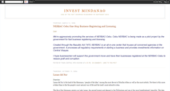 Desktop Screenshot of investmindanao.blogspot.com