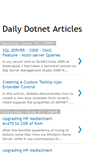 Mobile Screenshot of dailydotnetarticles.blogspot.com