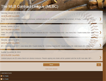 Tablet Screenshot of mlbc10.blogspot.com