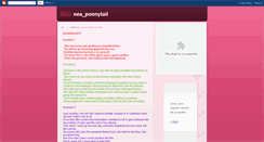 Desktop Screenshot of neaponnytail-nea.blogspot.com