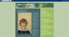 Desktop Screenshot of memoirsofageekygirl.blogspot.com