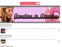 Tablet Screenshot of angelinainamerica.blogspot.com