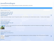 Tablet Screenshot of moonflowerdragon.blogspot.com