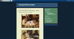 Desktop Screenshot of escuela60calete.blogspot.com