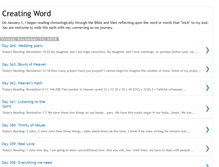 Tablet Screenshot of creatingword.blogspot.com