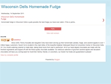 Tablet Screenshot of homemadefudgewisconsindells.blogspot.com