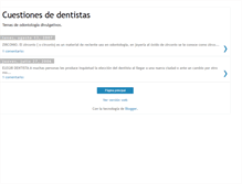 Tablet Screenshot of dentistasdesevilla.blogspot.com