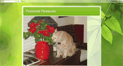 Desktop Screenshot of perennialpleasures.blogspot.com