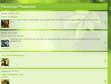 Tablet Screenshot of perennialpleasures.blogspot.com