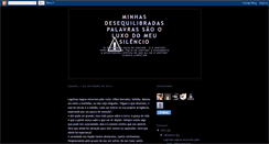 Desktop Screenshot of orestoemeusilencio.blogspot.com