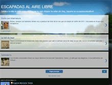 Tablet Screenshot of escapadasalairelibre.blogspot.com