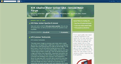 Desktop Screenshot of kykkangenwater.blogspot.com