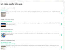 Tablet Screenshot of micasalafrontera.blogspot.com