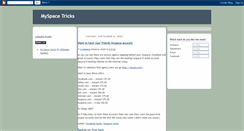 Desktop Screenshot of myspacehacked.blogspot.com