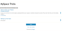 Tablet Screenshot of myspacehacked.blogspot.com