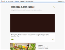 Tablet Screenshot of benesserementaleefisico.blogspot.com