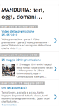 Mobile Screenshot of manduriaierioggidomani.blogspot.com
