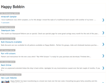 Tablet Screenshot of happybobbin.blogspot.com