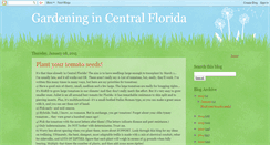 Desktop Screenshot of centralfloridagarden.blogspot.com