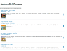 Tablet Screenshot of musicasdelmercosur.blogspot.com