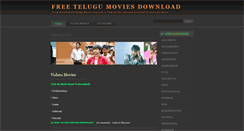 Desktop Screenshot of freetelugumoviesdownloads.blogspot.com