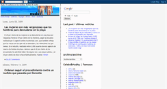Desktop Screenshot of nudonoticias.blogspot.com