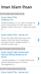 Mobile Screenshot of iman-islam-ihsan-tumbuhseribu.blogspot.com