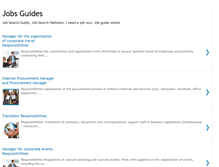 Tablet Screenshot of jobs-guide-and-free-info.blogspot.com