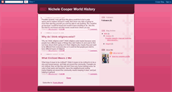 Desktop Screenshot of nichelecooperworldhistory.blogspot.com