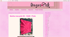Desktop Screenshot of bazarlovepink.blogspot.com