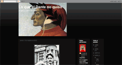 Desktop Screenshot of loqueeldantenoquiso.blogspot.com