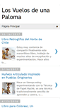 Mobile Screenshot of losvuelosdeunapaloma.blogspot.com