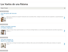 Tablet Screenshot of losvuelosdeunapaloma.blogspot.com