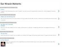 Tablet Screenshot of ourmiraclemoments.blogspot.com