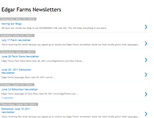 Tablet Screenshot of newslettersedgarfarms.blogspot.com